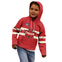 Custom Canada Hockey Kid Hoodie Canada Team Go Champions