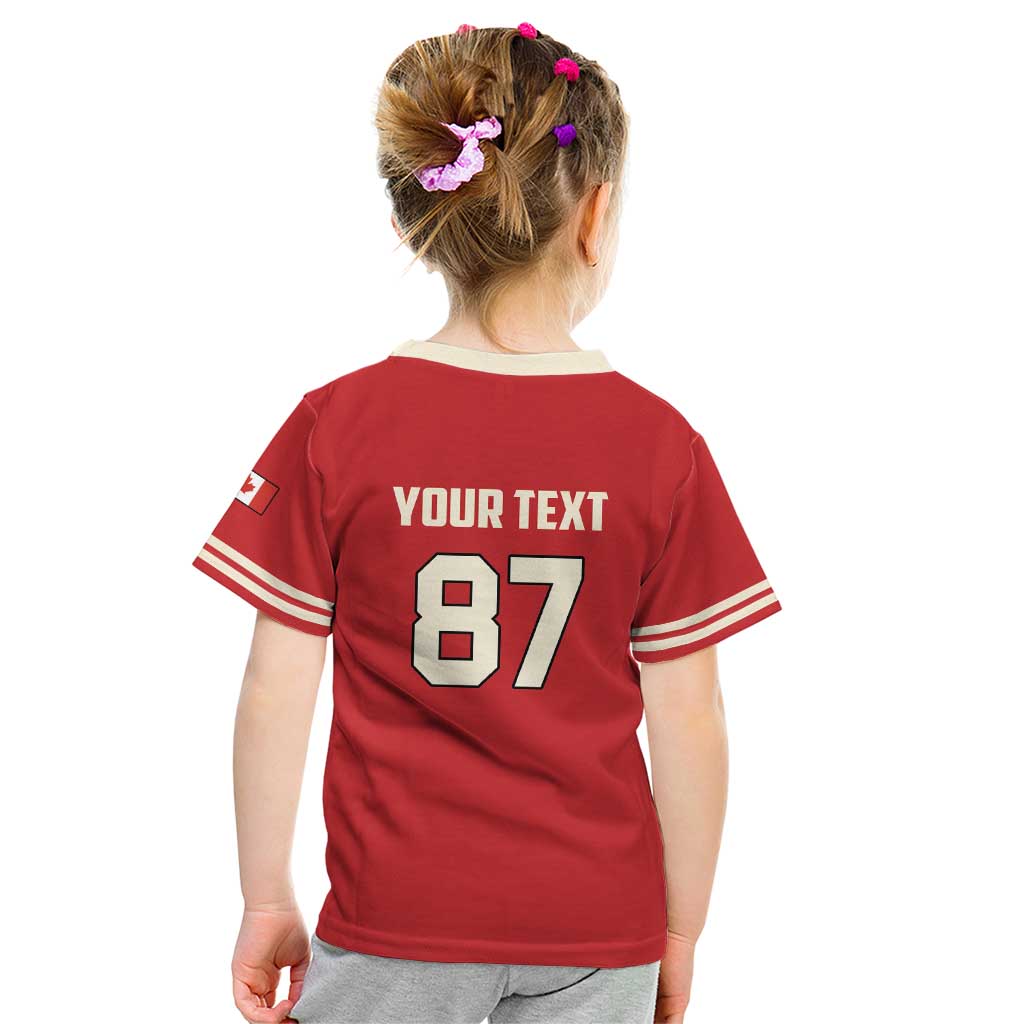 Custom Canada Hockey Kid T Shirt Canada Team Go Champions