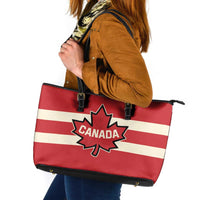 Canada Hockey Leather Tote Bag Canada Team Go Champions