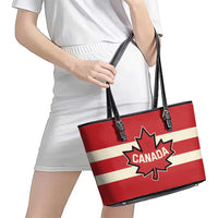 Canada Hockey Leather Tote Bag Canada Team Go Champions