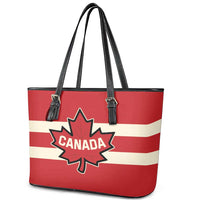 Canada Hockey Leather Tote Bag Canada Team Go Champions