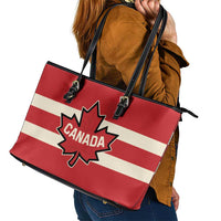Canada Hockey Leather Tote Bag Canada Team Go Champions