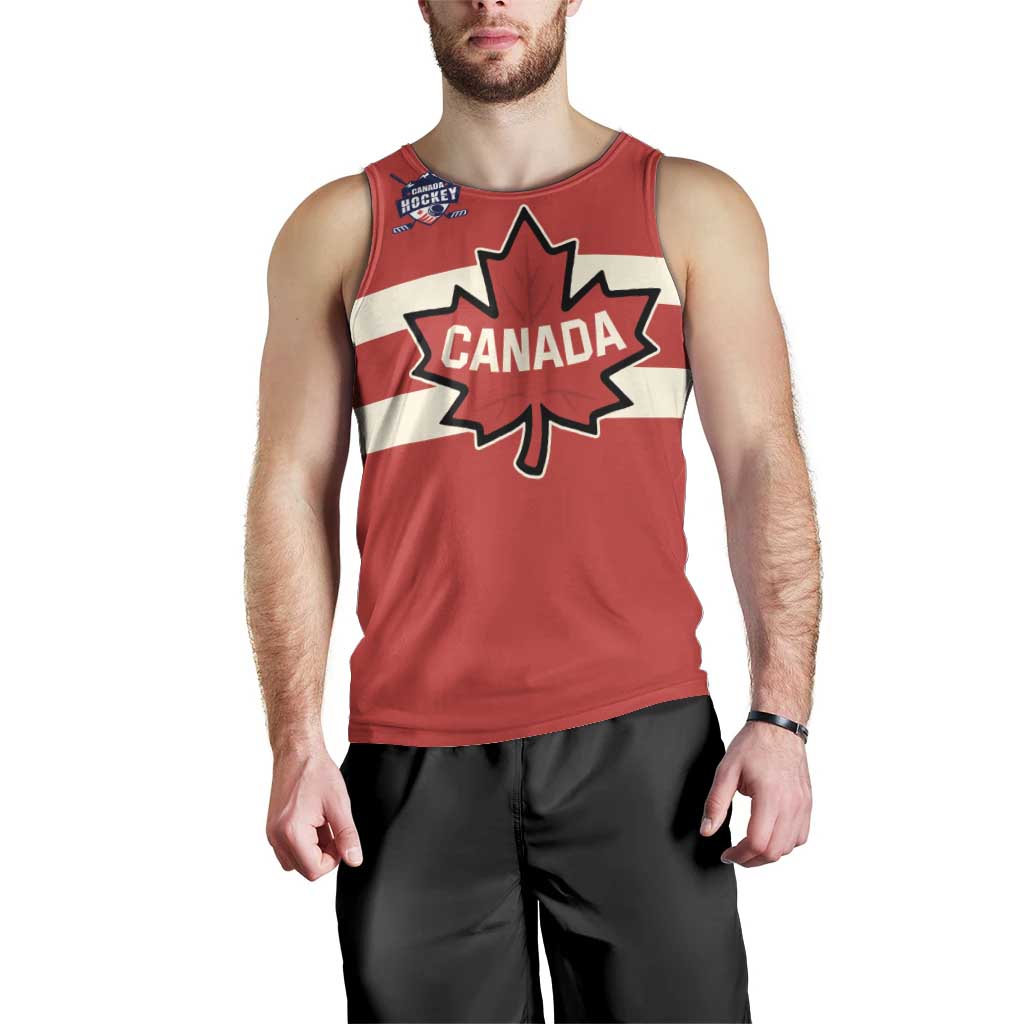 Custom Canada Hockey Men Tank Top Canada Team Go Champions