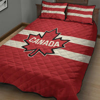 Canada Hockey Quilt Bed Set Canada Team Go Champions