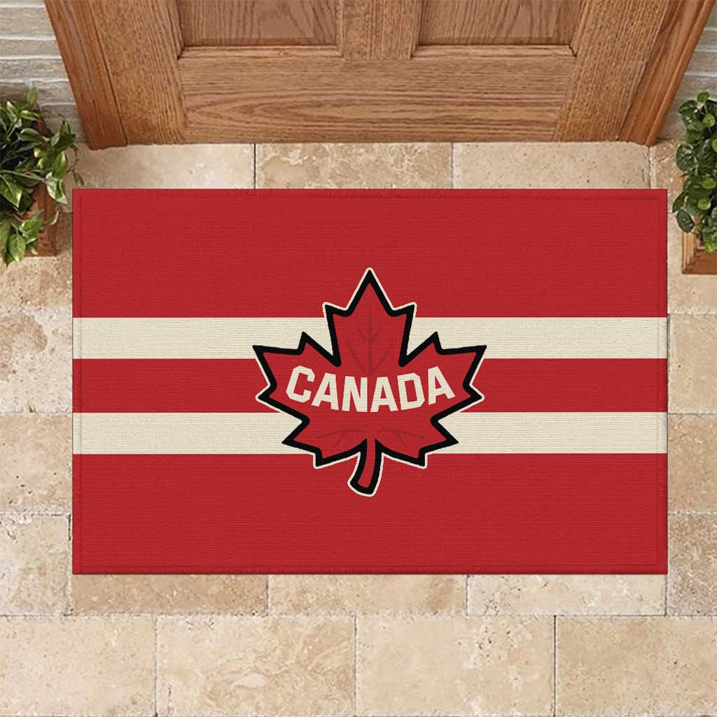Canada Hockey Rubber Doormat Canada Team Go Champions