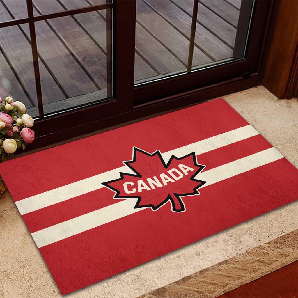Canada Hockey Rubber Doormat Canada Team Go Champions