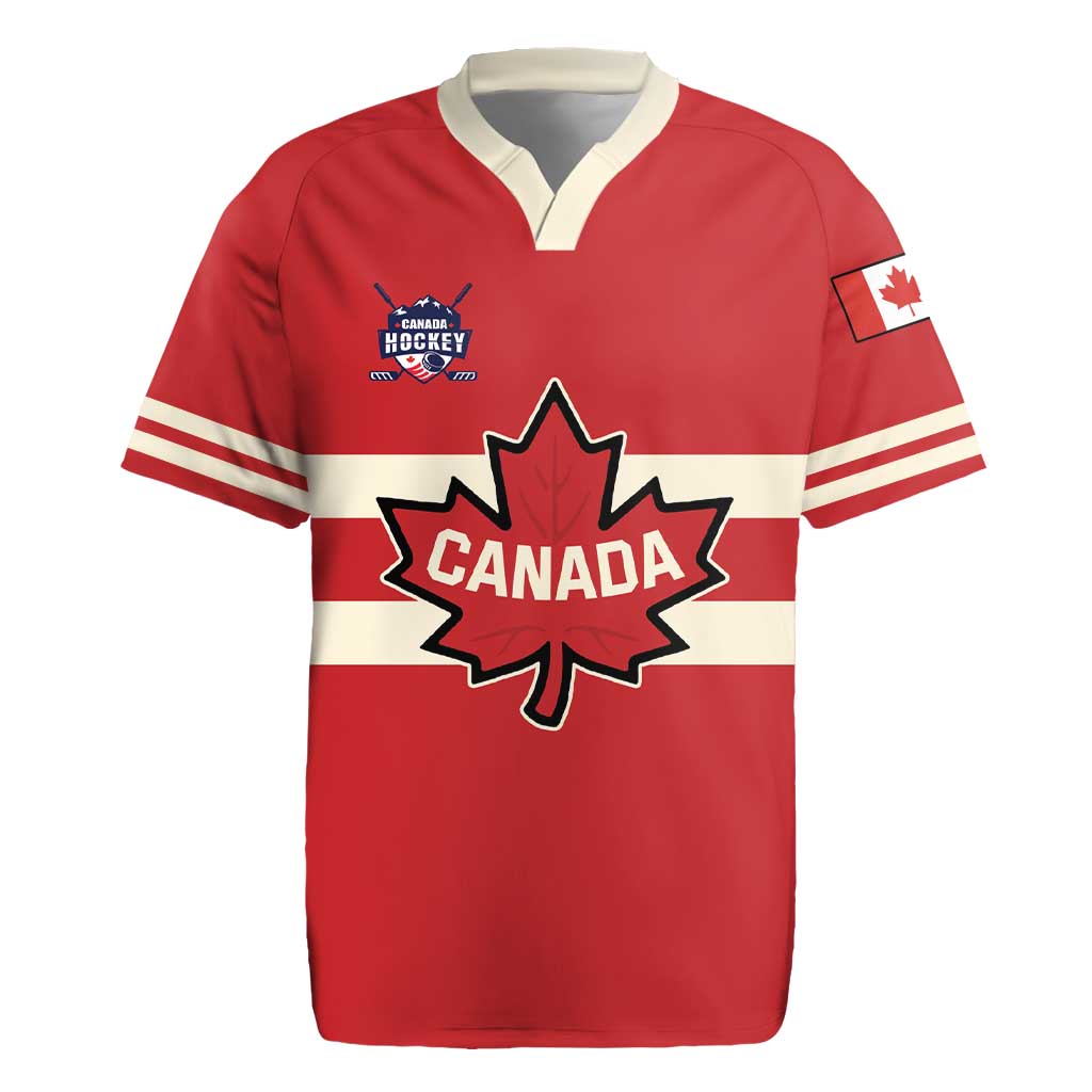 Custom Canada Hockey Rugby Jersey Canada Team Go Champions