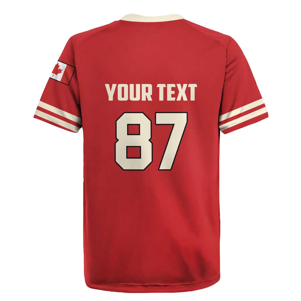Custom Canada Hockey Rugby Jersey Canada Team Go Champions