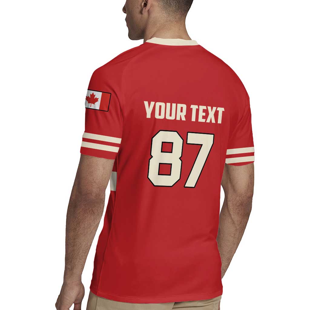 Custom Canada Hockey Rugby Jersey Canada Team Go Champions