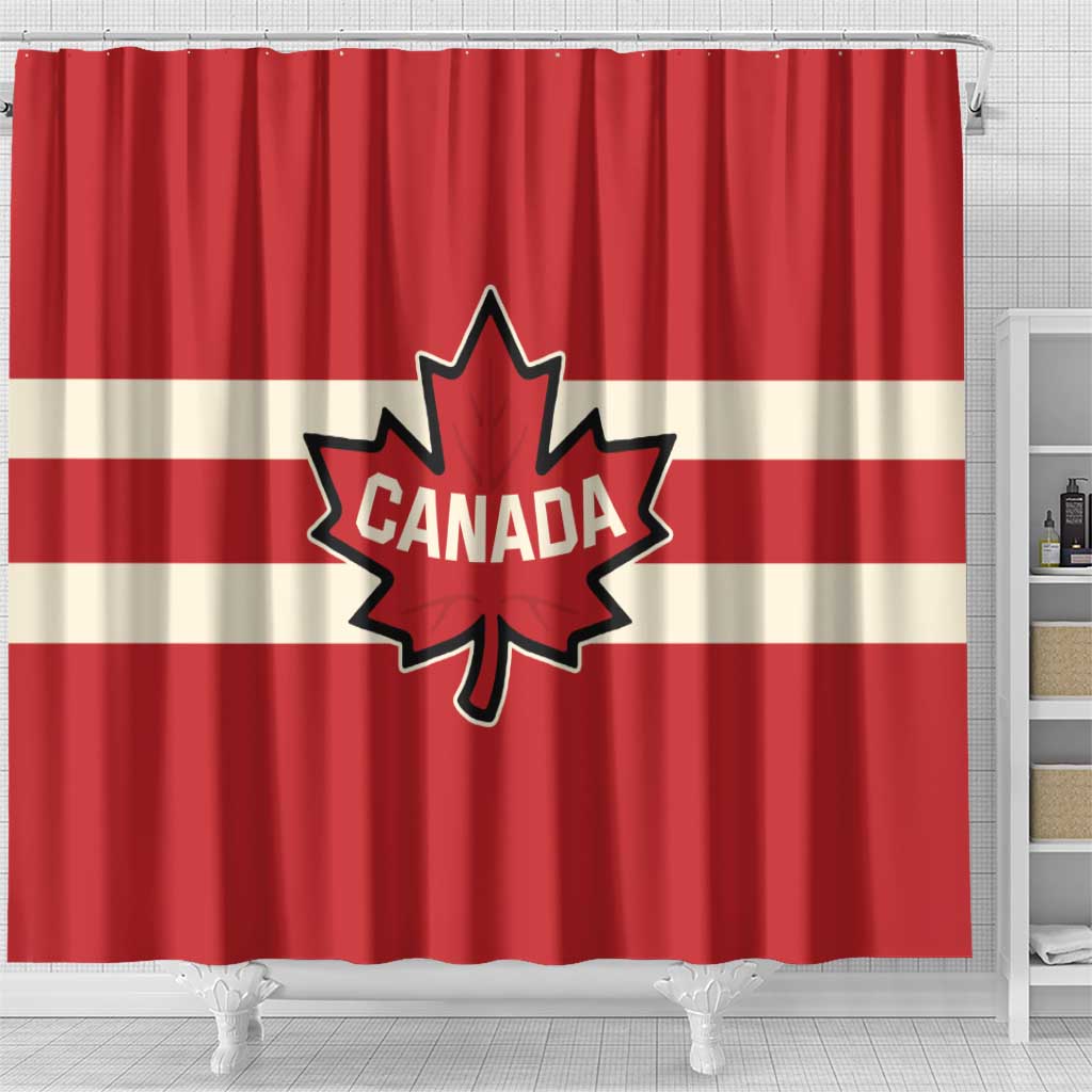 Canada Hockey Shower Curtain Canada Team Go Champions