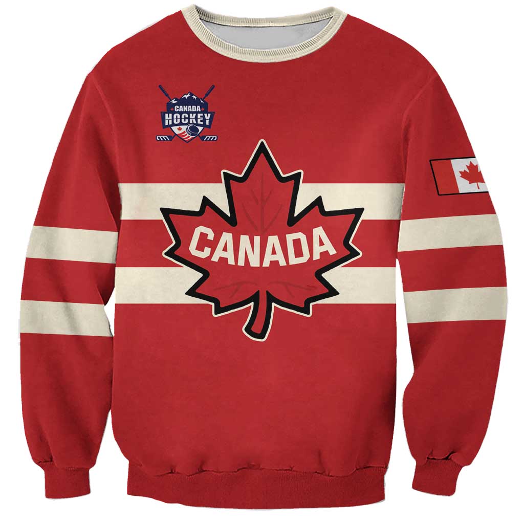 Custom Canada Hockey Sweatshirt Canada Team Go Champions