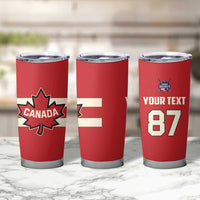 Custom Canada Hockey Tumbler Cup Canada Team Go Champions
