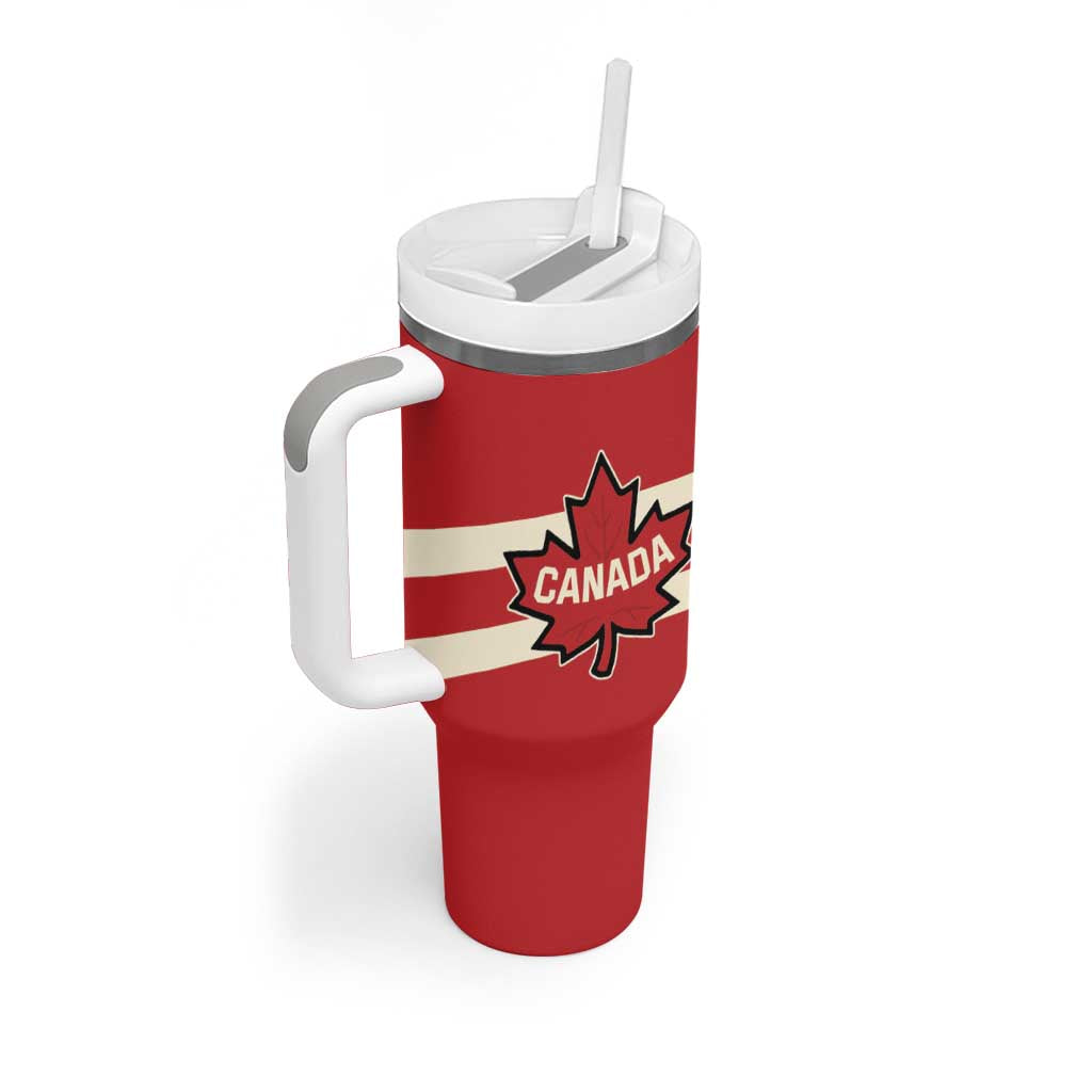 Custom Canada Hockey Tumbler With Handle Canada Team Go Champions