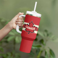 Custom Canada Hockey Tumbler With Handle Canada Team Go Champions