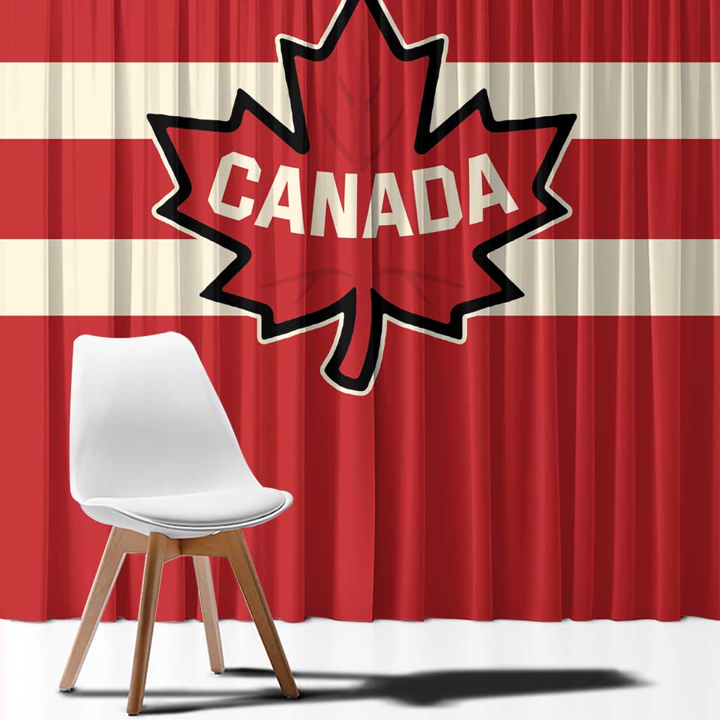 Canada Hockey Window Curtain Canada Team Go Champions