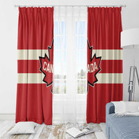 Canada Hockey Window Curtain Canada Team Go Champions