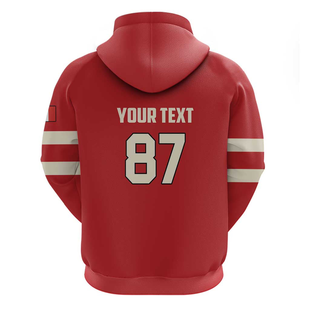 Custom Canada Hockey Zip Hoodie Canada Team Go Champions