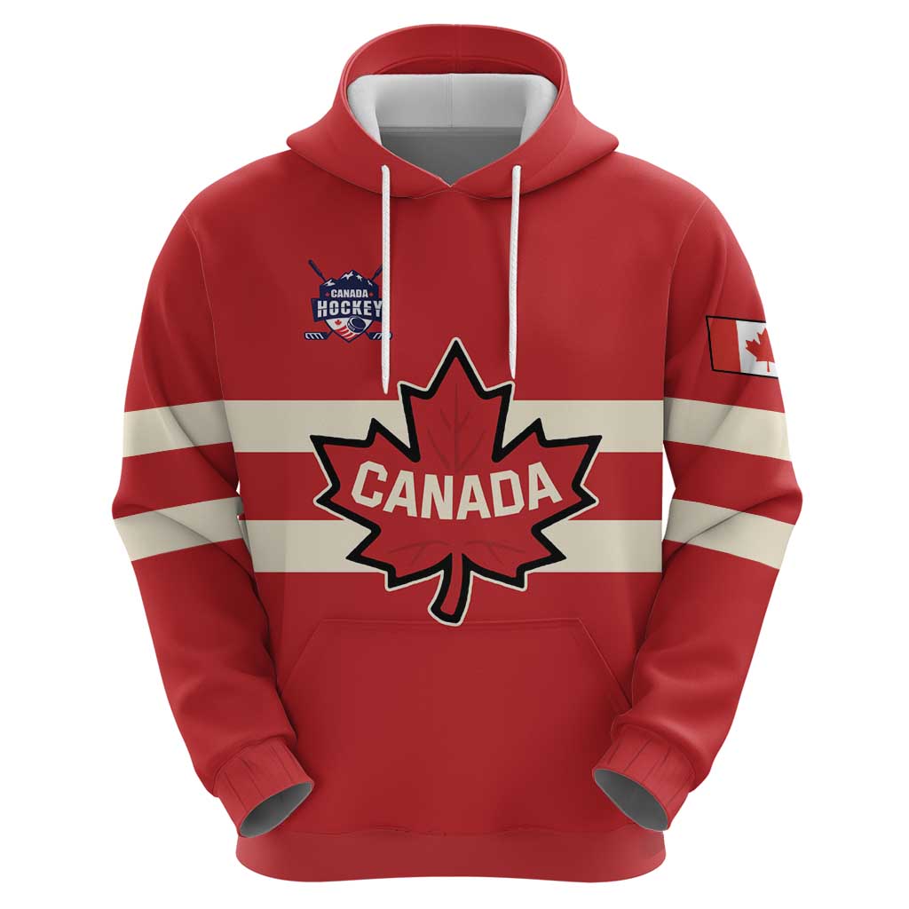 Custom Canada Hockey Zip Hoodie Canada Team Go Champions