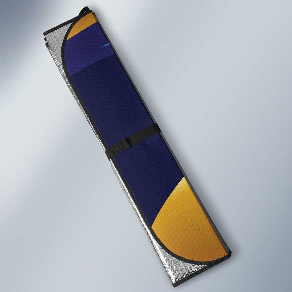 Barbados Gold Trident Auto Sun Shade Luxury Style