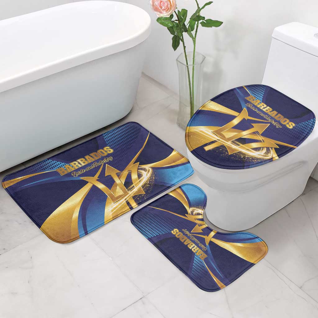 Barbados Gold Trident Bathroom Set Luxury Style