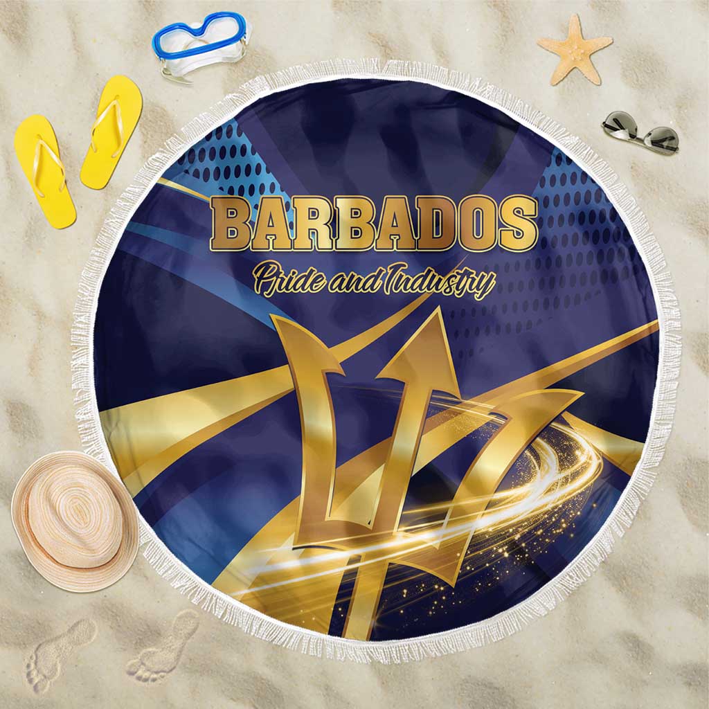 Barbados Gold Trident Beach Blanket Luxury Style