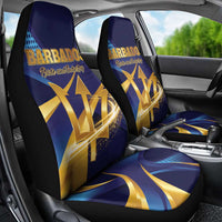 Barbados Gold Trident Car Seat Cover Luxury Style