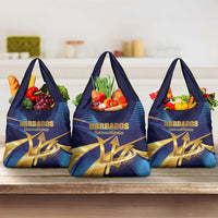 Barbados Gold Trident Grocery Bag Luxury Style