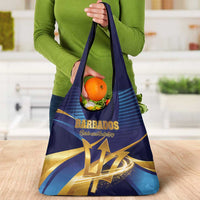 Barbados Gold Trident Grocery Bag Luxury Style