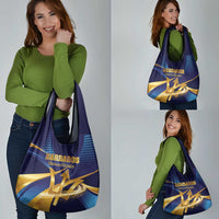 Barbados Gold Trident Grocery Bag Luxury Style