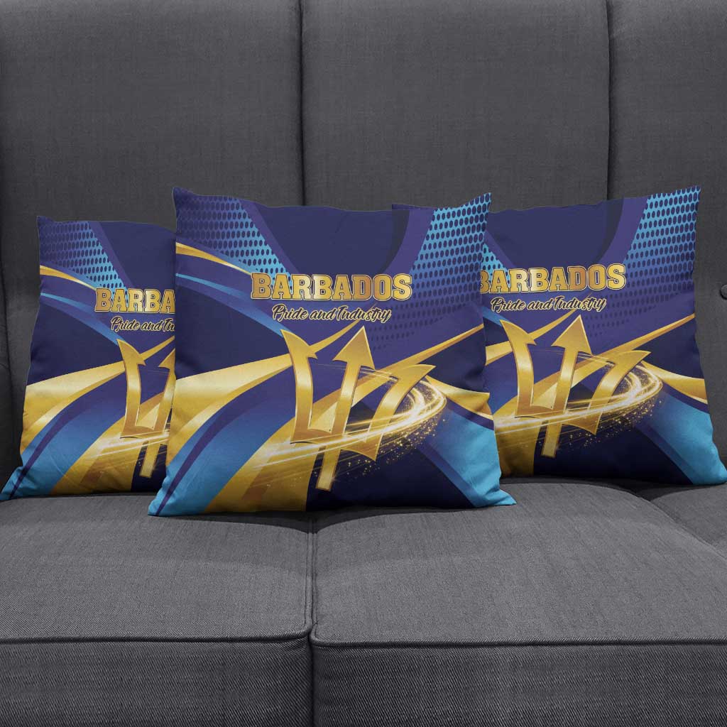 Barbados Gold Trident Pillow Cover Luxury Style
