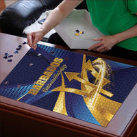 Barbados Gold Trident Puzzle Luxury Style