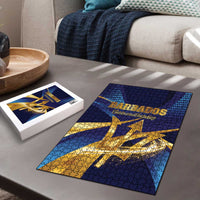Barbados Gold Trident Puzzle Luxury Style