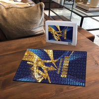 Barbados Gold Trident Puzzle Luxury Style