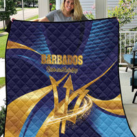 Barbados Gold Trident Quilt Luxury Style