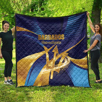 Barbados Gold Trident Quilt Luxury Style