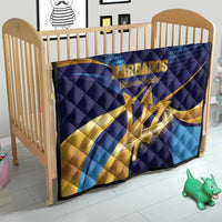 Barbados Gold Trident Quilt Luxury Style