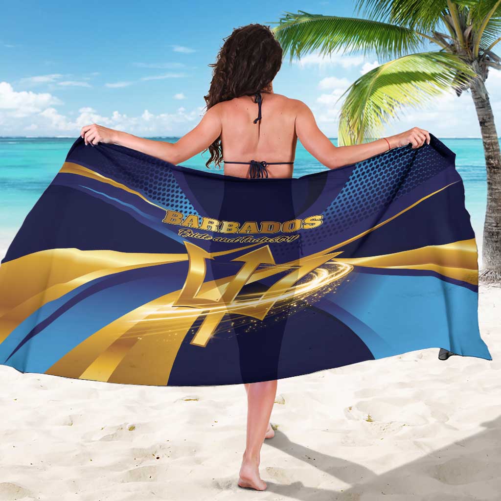 Barbados Gold Trident Sarong Luxury Style
