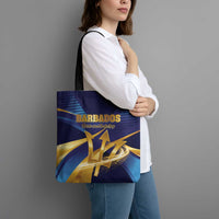 Barbados Gold Trident Tote Bag Luxury Style