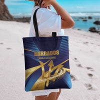 Barbados Gold Trident Tote Bag Luxury Style