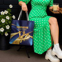 Barbados Gold Trident Tote Bag Luxury Style