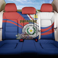 Paraguay Independence Day 2025 Back Car Seat Cover Passiflora Paz y justicia