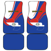 Paraguay Independence Day 2025 Car Mats Passiflora Paz y justicia