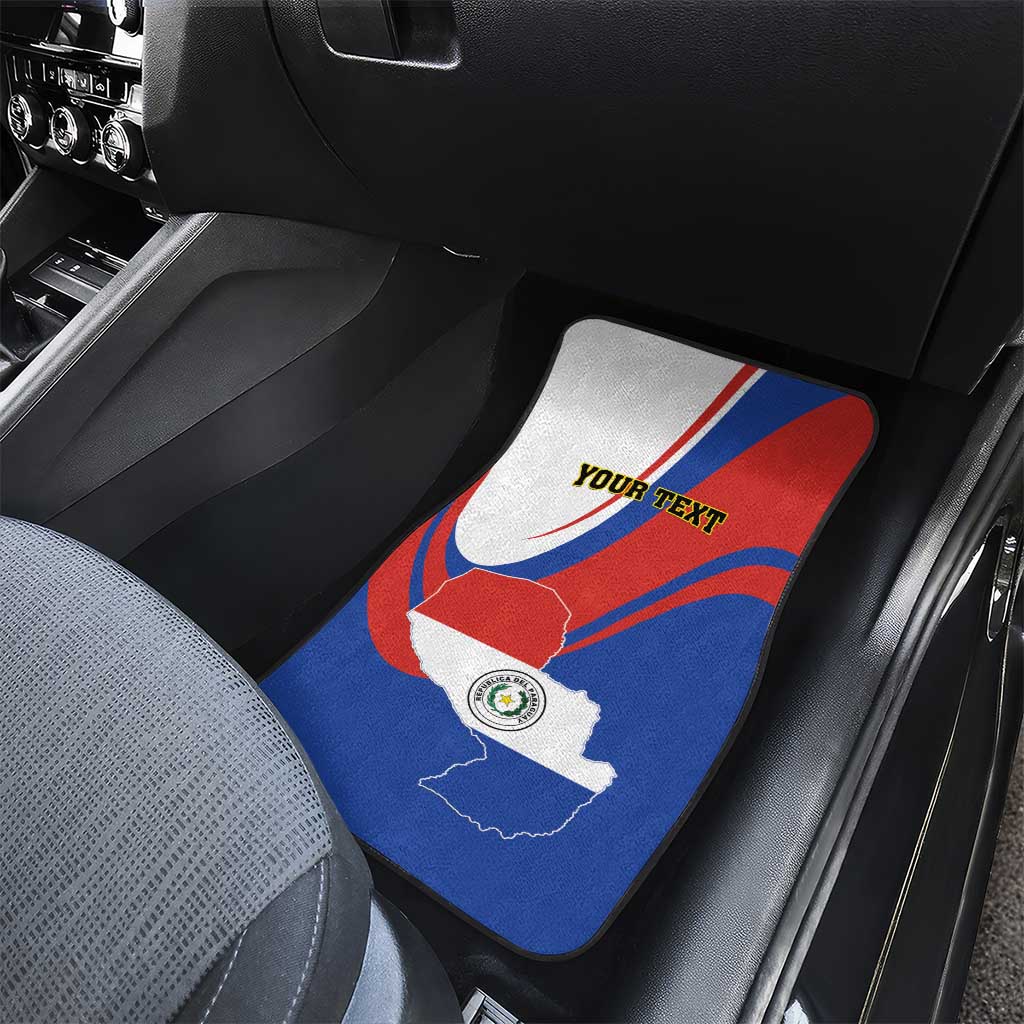 Paraguay Independence Day 2025 Car Mats Passiflora Paz y justicia