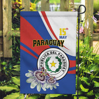 Paraguay Independence Day 2025 Garden Flag Passiflora Paz y justicia