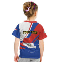 Personalized Paraguay Independence Day 2025 Kid T Shirt Passiflora Paz y justicia