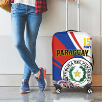 Paraguay Independence Day 2025 Luggage Cover Passiflora Paz y justicia