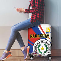 Paraguay Independence Day 2025 Luggage Cover Passiflora Paz y justicia