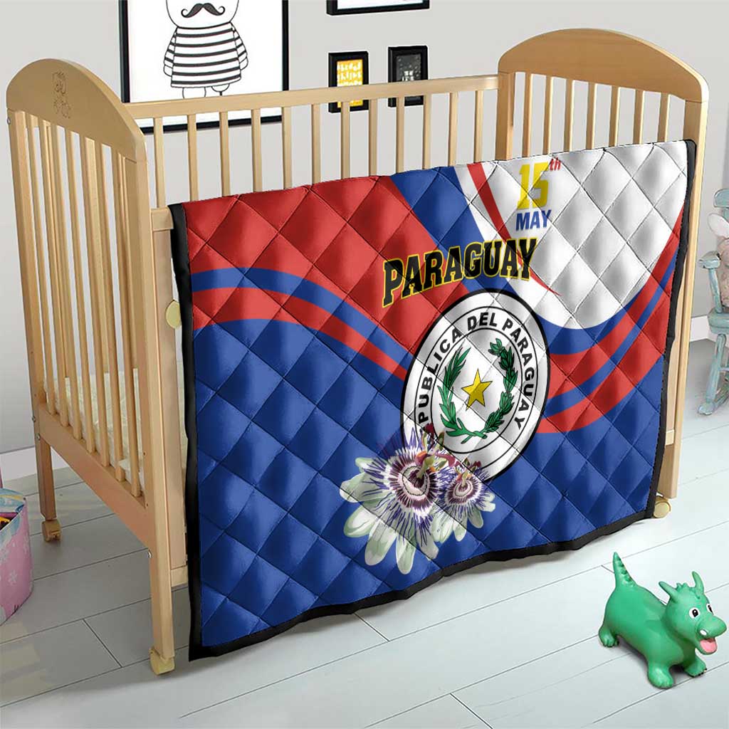 Paraguay Independence Day 2025 Quilt Passiflora Paz y justicia