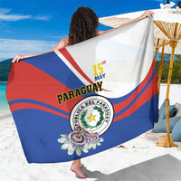 Paraguay Independence Day 2025 Sarong Passiflora Paz y justicia