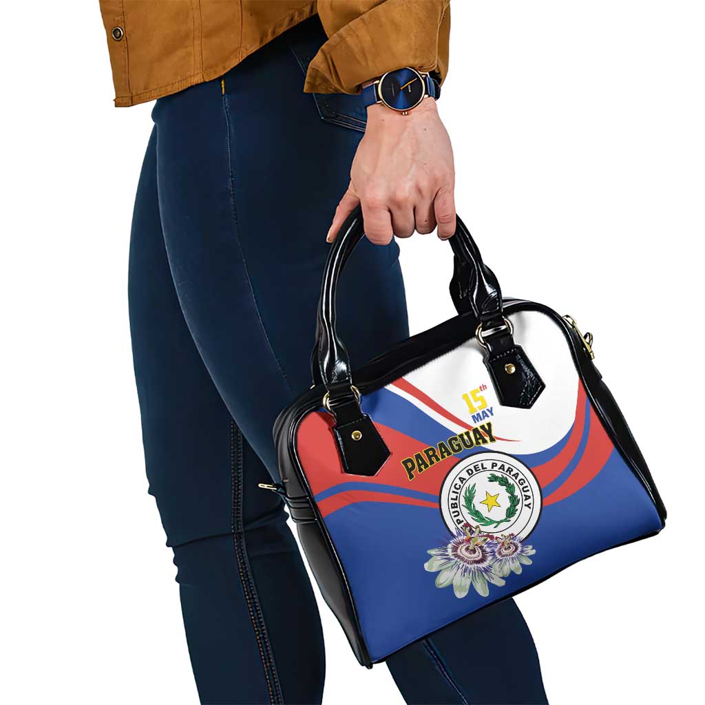 Paraguay Independence Day 2025 Shoulder Handbag Passiflora Paz y justicia